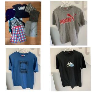Bundle Boys Spring Summer Clothes Nike GAP Puma QuickSilver S/M/L.  10 Pieces